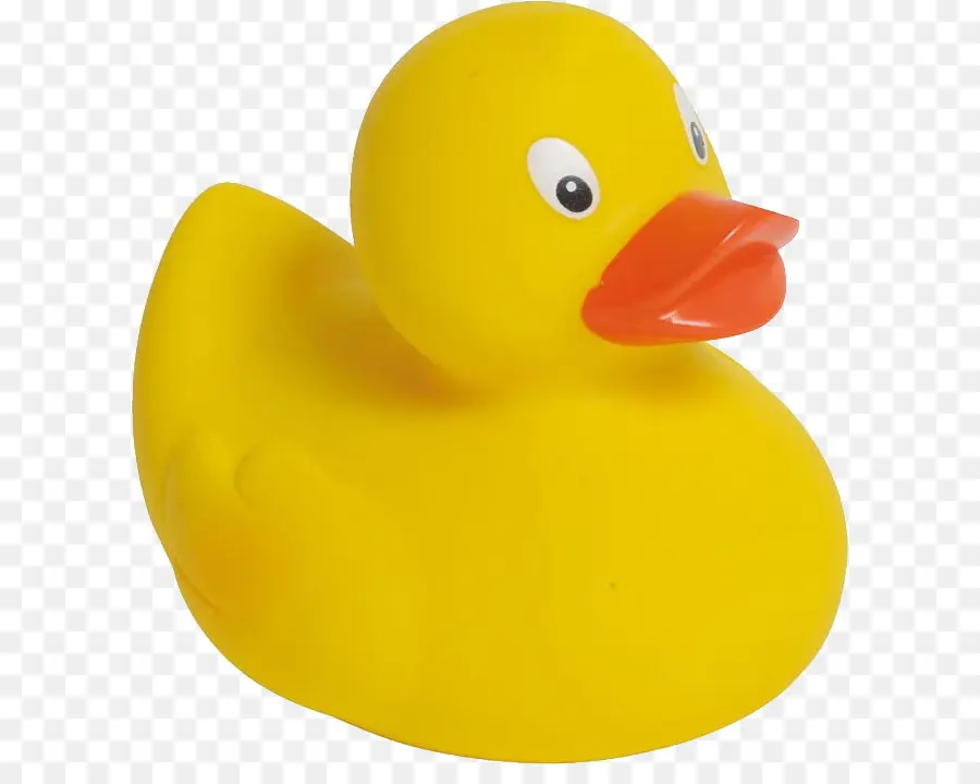 Canard En Caoutchouc Jaune，Bain PNG