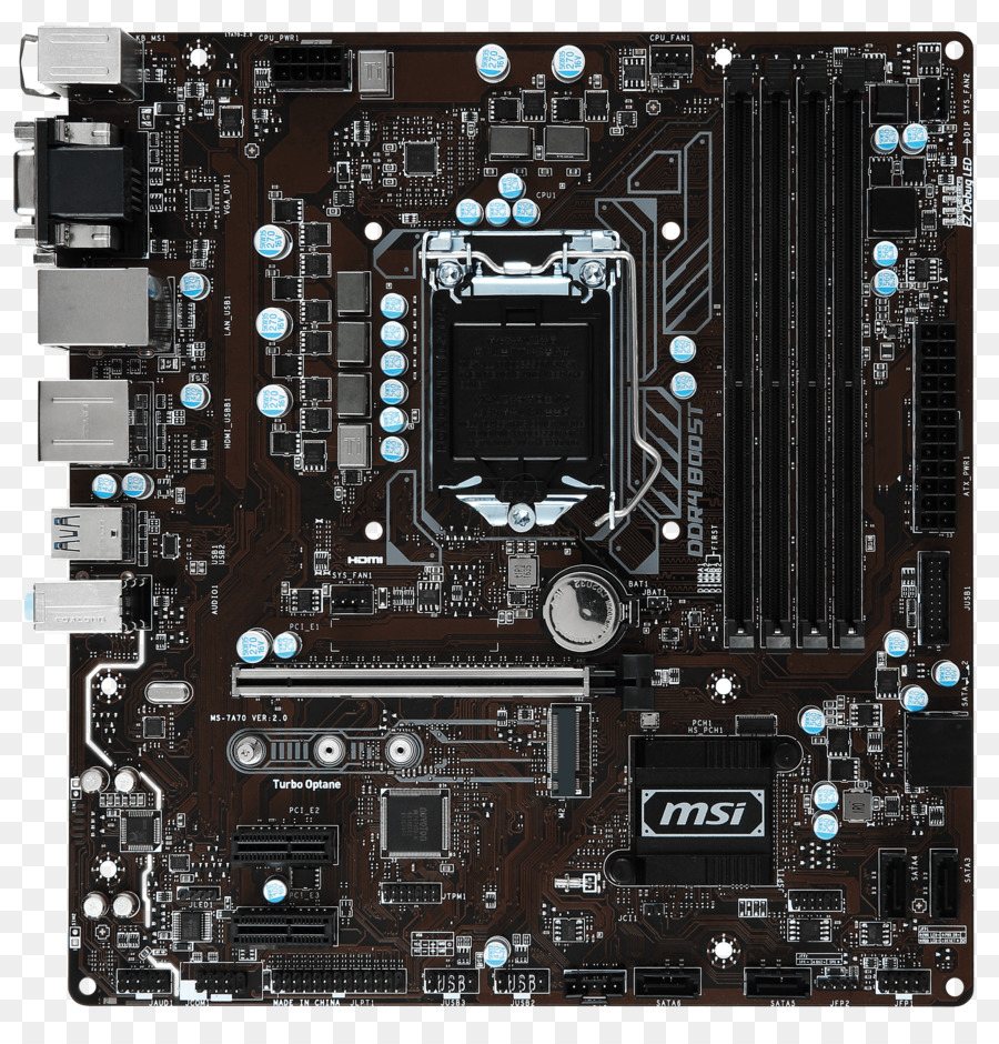 Carte Mère，Msi H270 Jeu Pro Carbone PNG