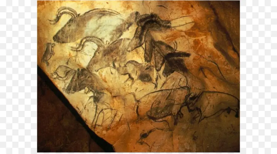 Grotte De Chauvet，Peintures Rupestres De La Grotte Et De L Esprit Humain PNG