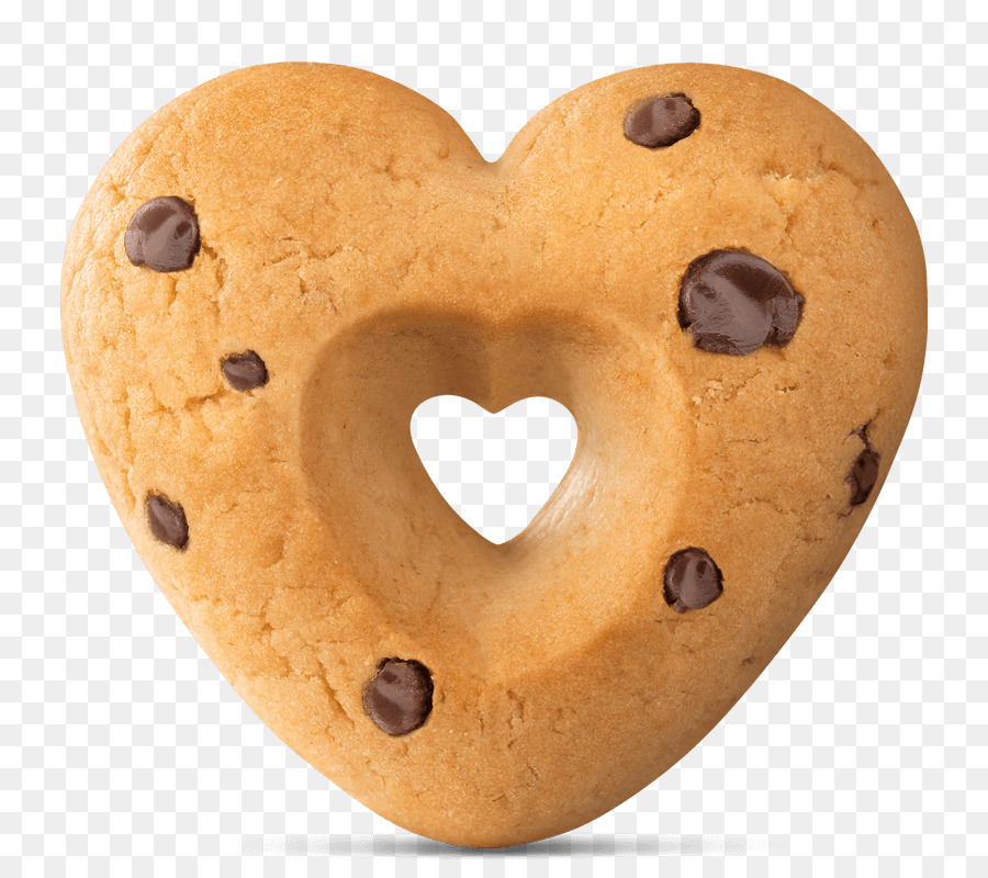 Biscuit Coeur，Pépites De Chocolat PNG