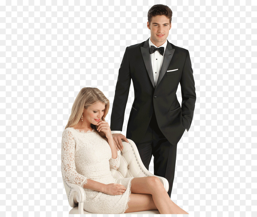 Homme Et Femme En Tenue De Soirée，Costume PNG