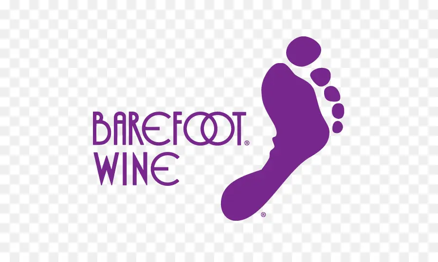 Logo Du Vin Aux Pieds Nus，Empreinte PNG