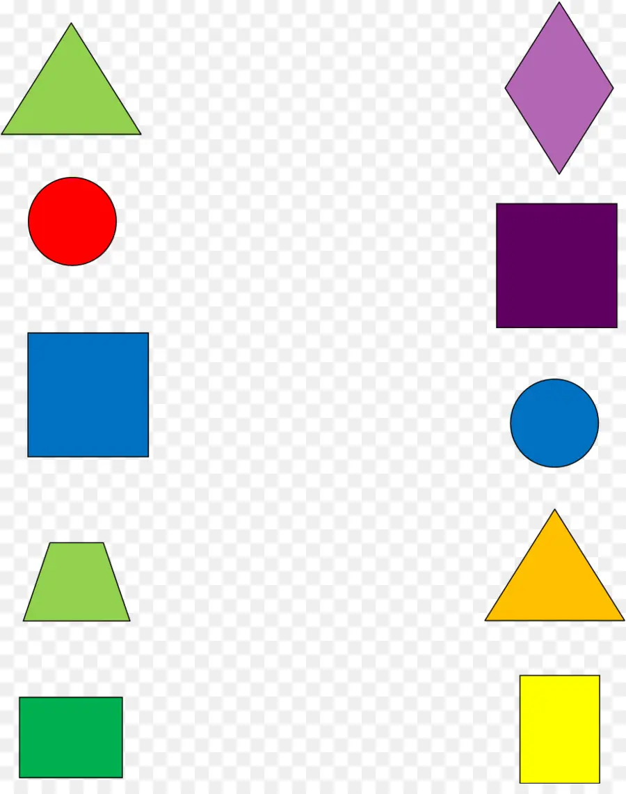 Formes Colorées，Triangle PNG