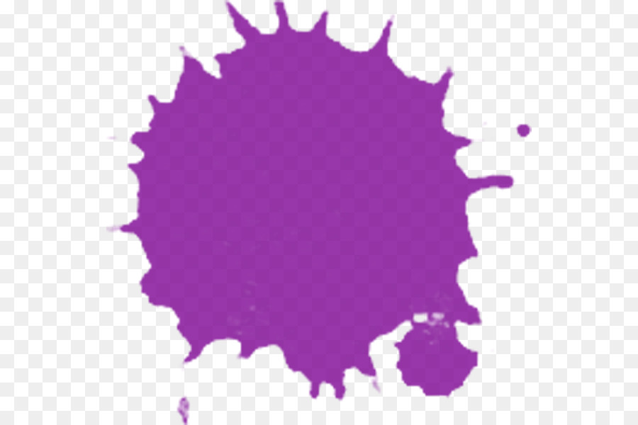 Éclaboussure Violette，Peinture PNG