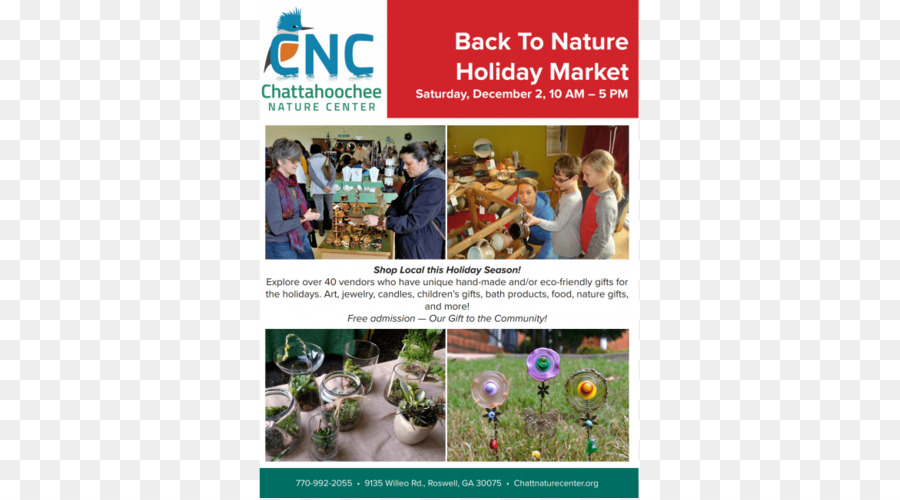 De Retour à La Nature Holiday Marché，Chattahoochee Centre De La Nature PNG