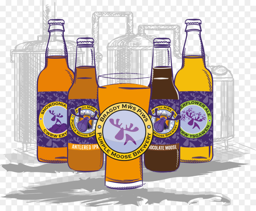 Violet Moose Brewery Ltd，La Bière PNG