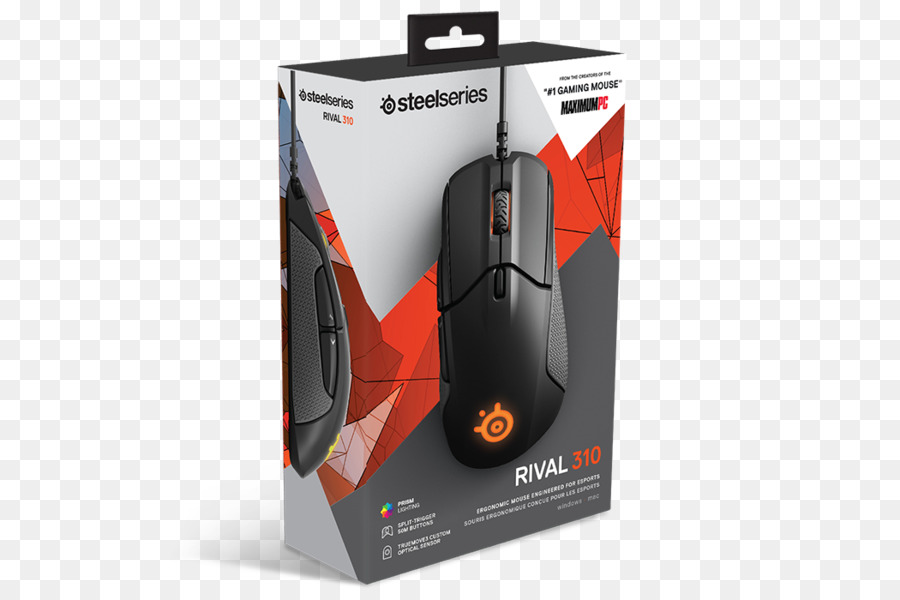 Souris D Ordinateur，Steelseries Rival 310 Ergonomique La Souris De Jeu PNG