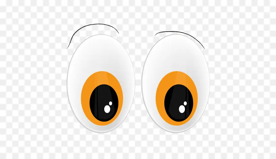 Yeux De Dessin Animé，Expression PNG