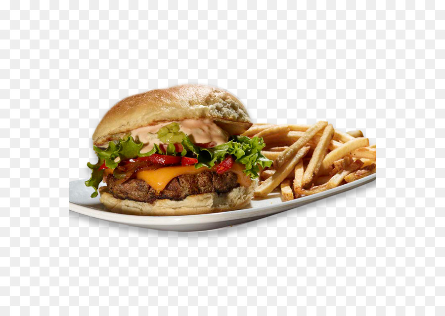 Frites，Cheeseburger PNG