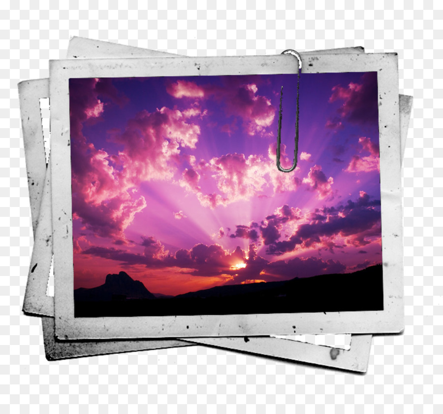 Coucher De Soleil，Nuage PNG