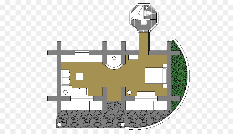 Plan D étage，L Architecture PNG