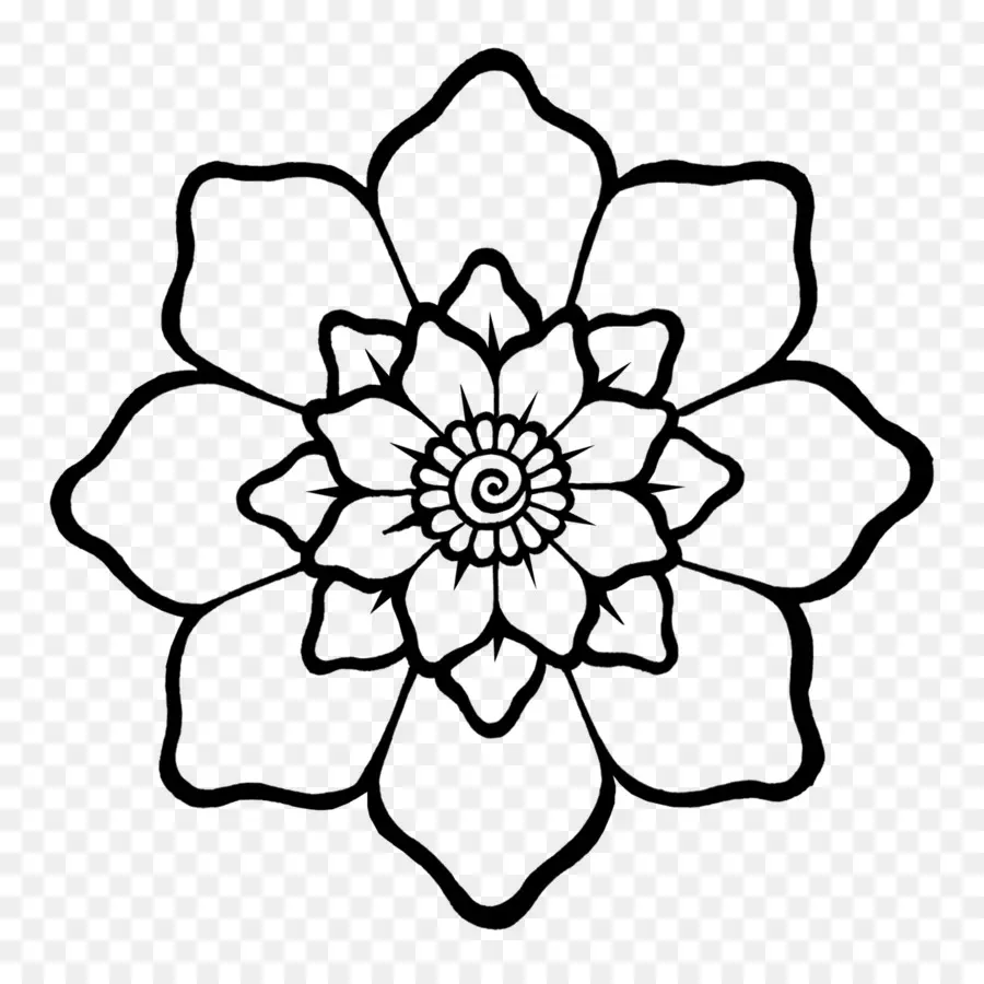 Mandalas，Fleur PNG