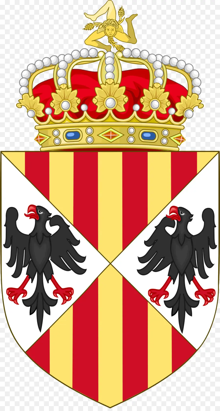 Royaume De Sicile，Couronne D'aragon PNG