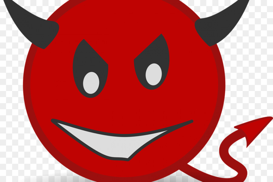 Emoji Diable Rouge，Cornes PNG