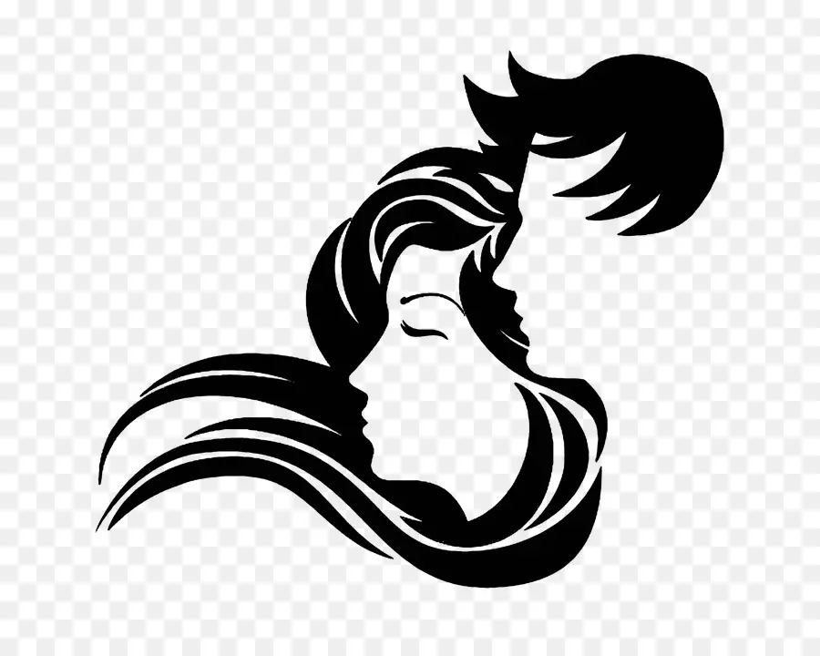 Silhouette De Femme，Profil PNG