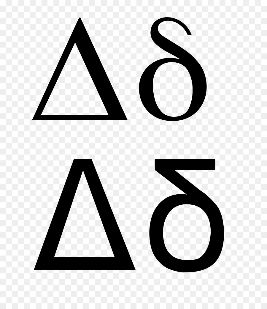 Delta，Alphabet Grec PNG