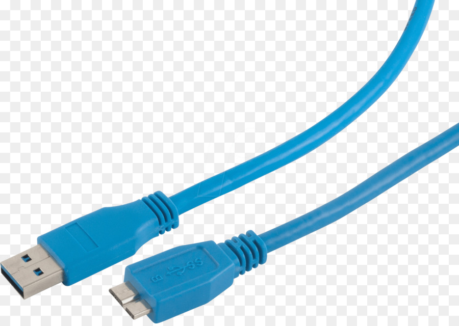 Câble Usb Bleu，Connecteur PNG