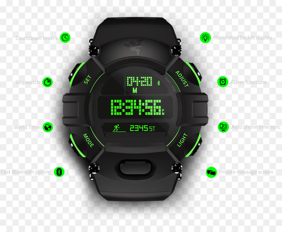 Razer Nabu Regarder Forgé Edition Noir，La Malaisie PNG