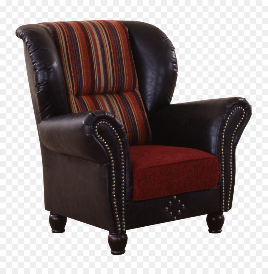 Fauteuil En Cuir，Brun PNG