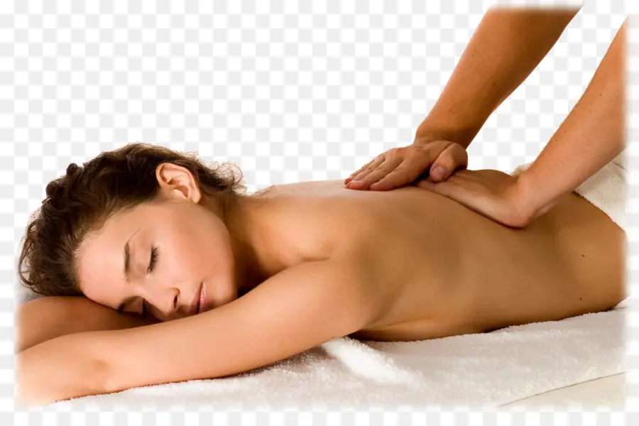 Femme Recevant Un Massage，Relaxation PNG