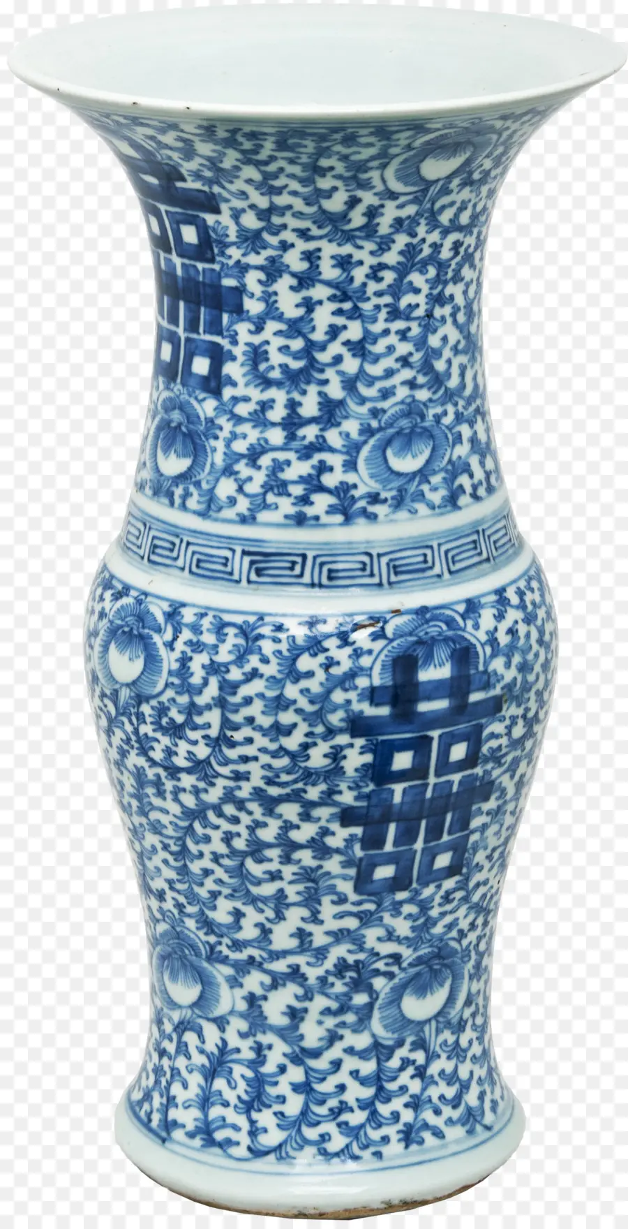 Vase Bleu Et Blanc，Porcelaine PNG