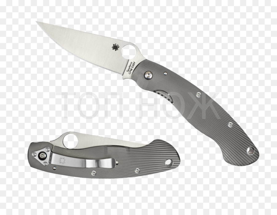 Couteau，Spyderco PNG