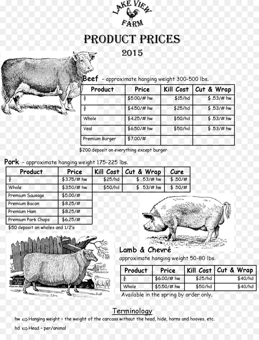 Les Bovins，La Viande Blanche PNG