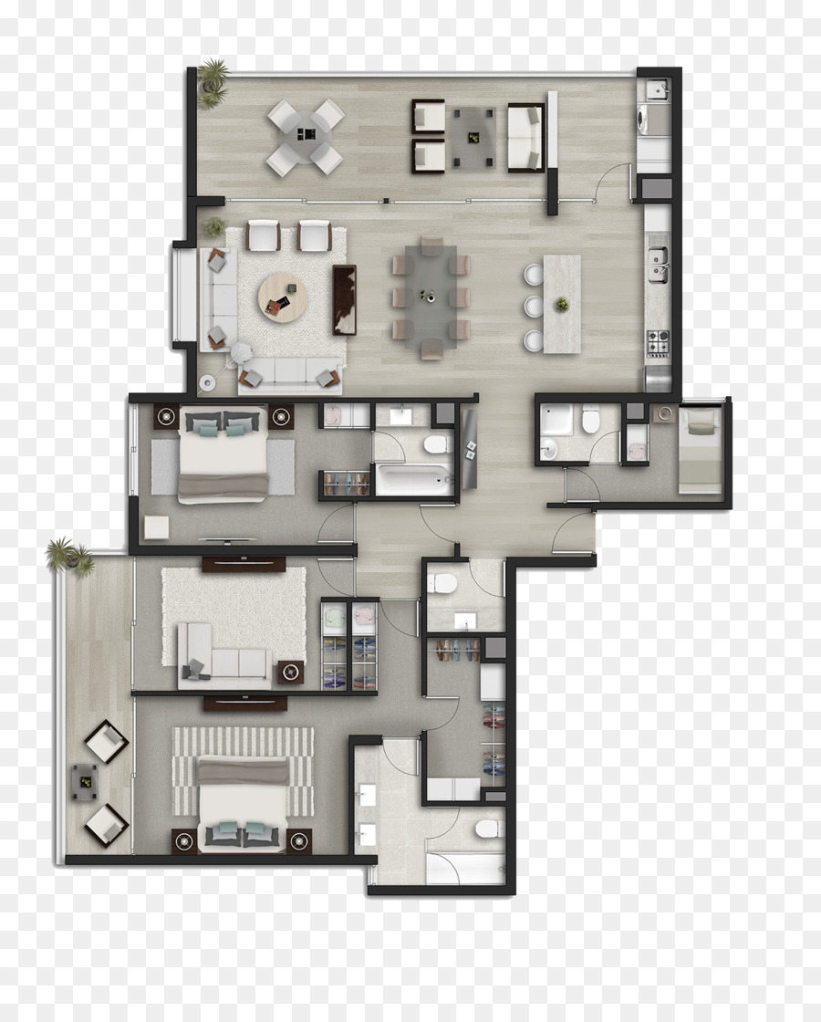 Disposition De L'appartement，Plan D'étage PNG