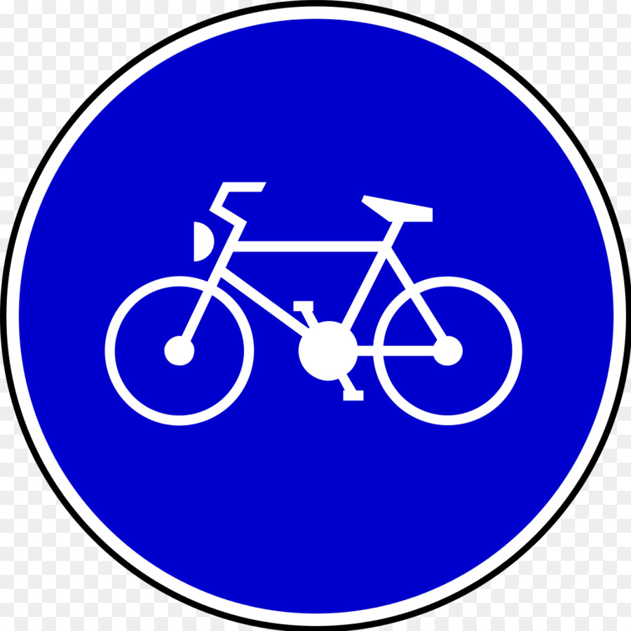 Panneau D Indication D Une Piste Ou Bande Cyclable Conseillée Et Réservée Aux Cycles En France，Panneau De Signalisation Routière D Indication En France PNG