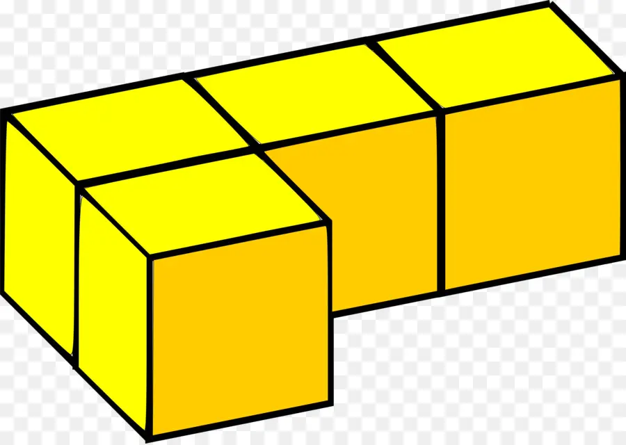 Blocs Jaunes，Cubes PNG