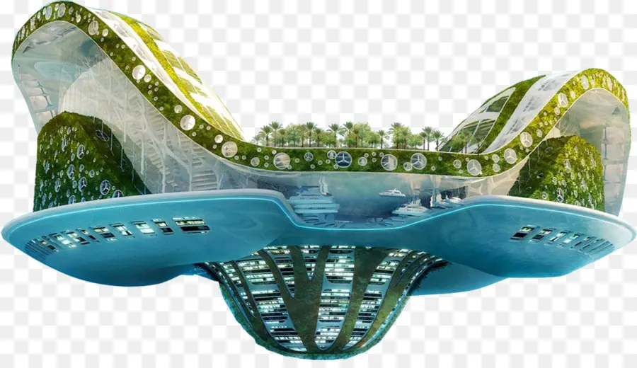 Flottant Ecopolis，Ville PNG