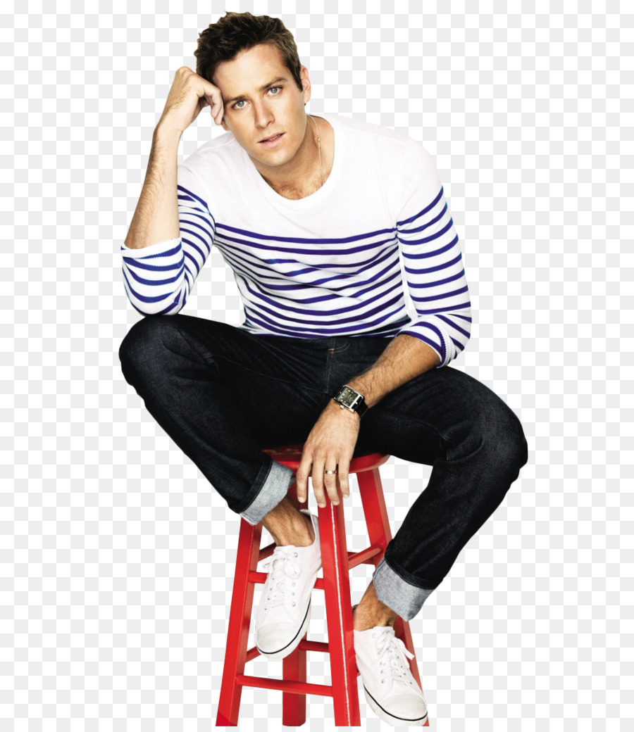 Homme Assis Sur Un Tabouret，Occasionnel PNG