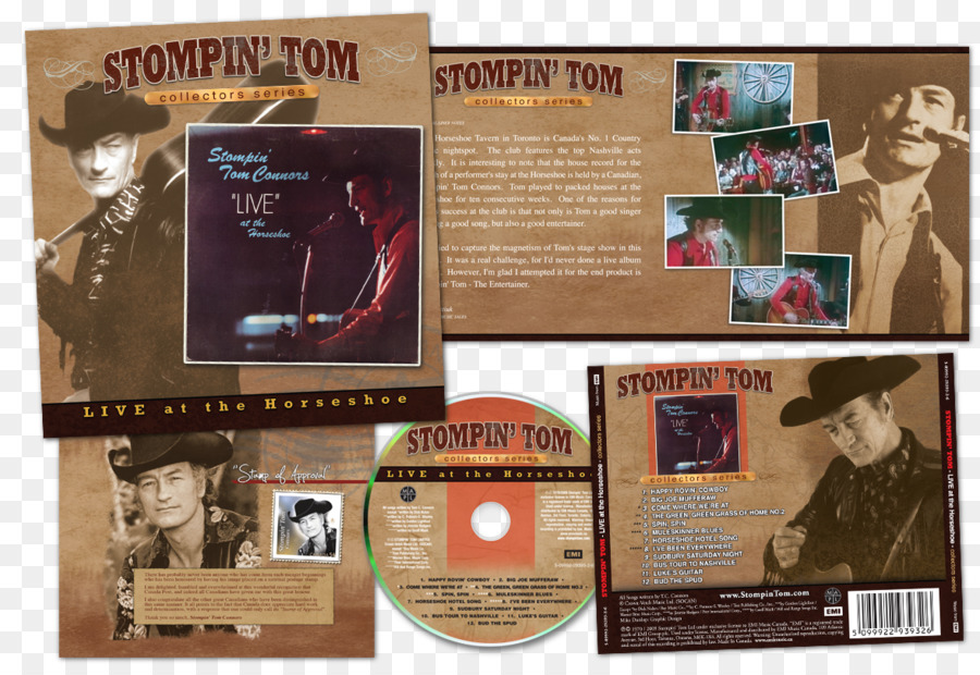 Stompin Tom Et L Connors Ton，Mon Stompin Motifs PNG