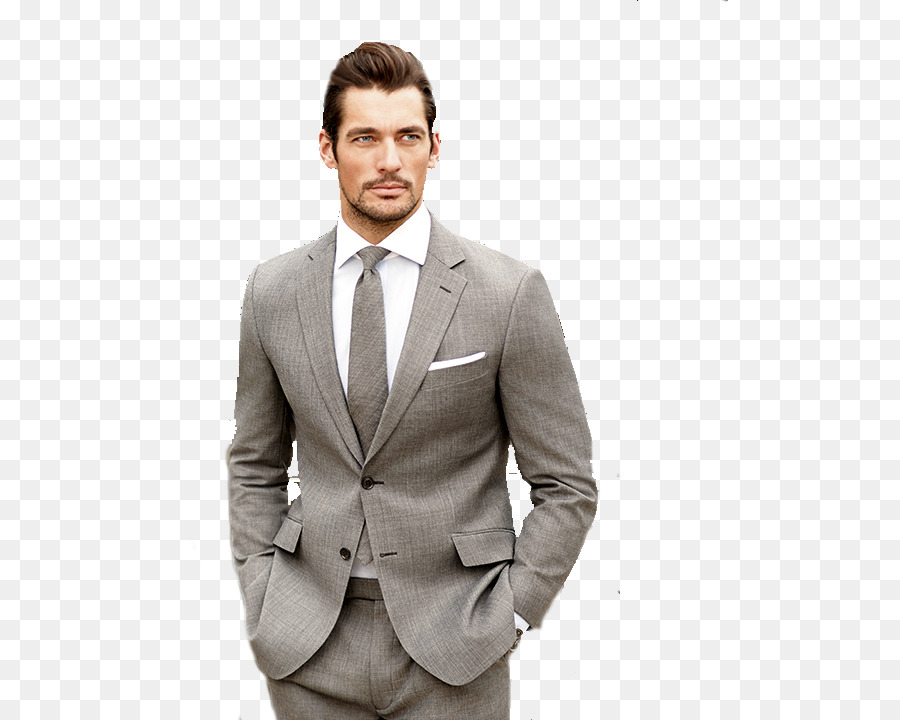 Costume Gris，Homme PNG