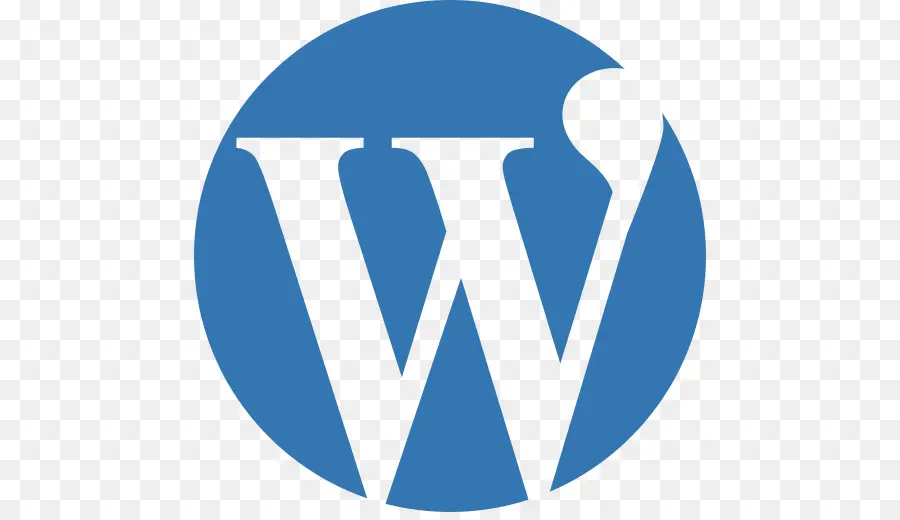 Logo Wordpress，Bleu PNG