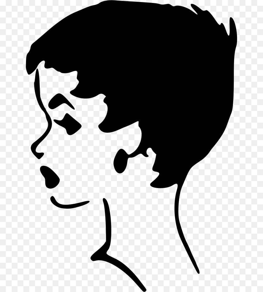 Garçon Silhouette，Profil PNG