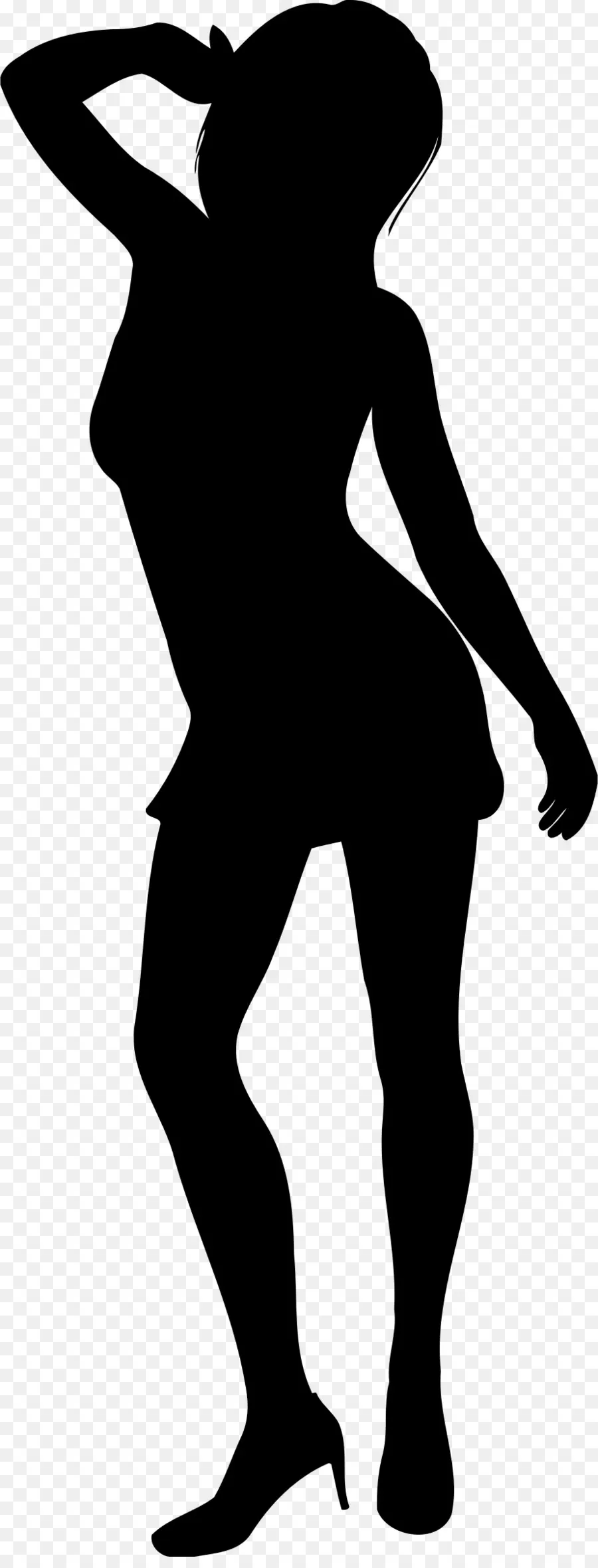 Silhouette，Femme PNG