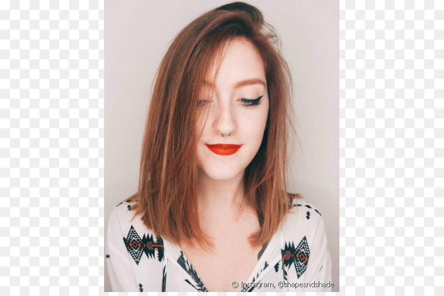 Bob Cut，Les Cheveux Bruns PNG