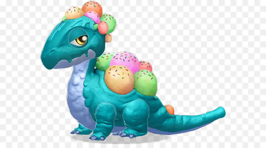 Dinosaure De La Crème Glacée，Dinosaure PNG