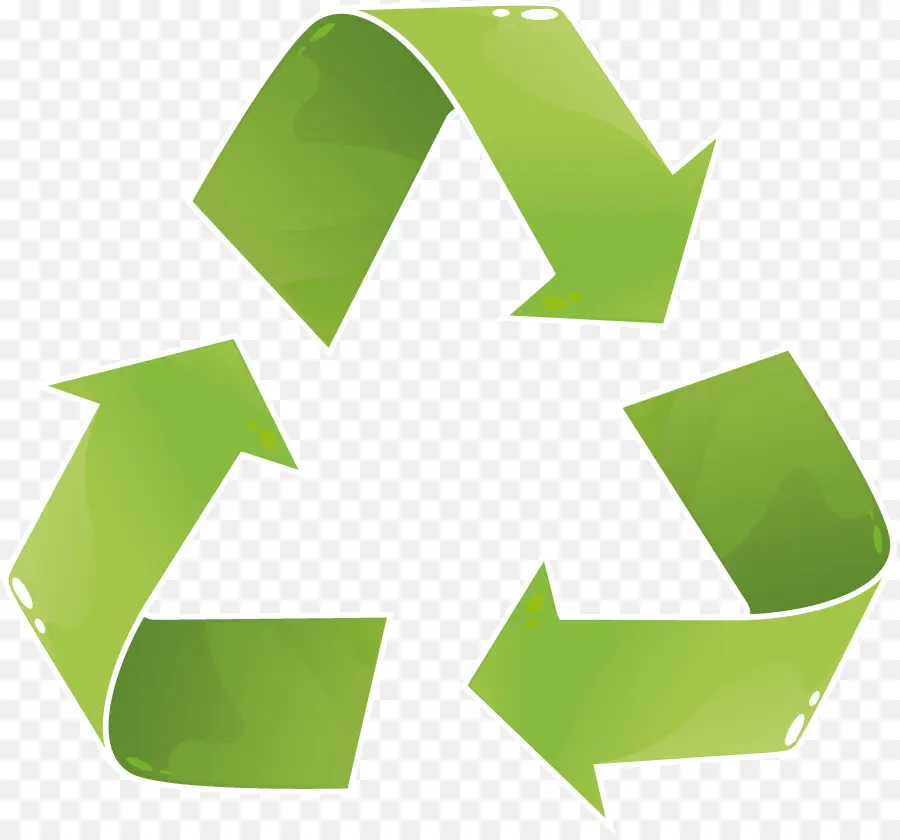 Symbole De Recyclage，Vert PNG