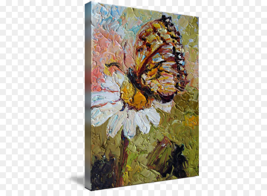 Papillon Monarque，Peinture à L Huile PNG