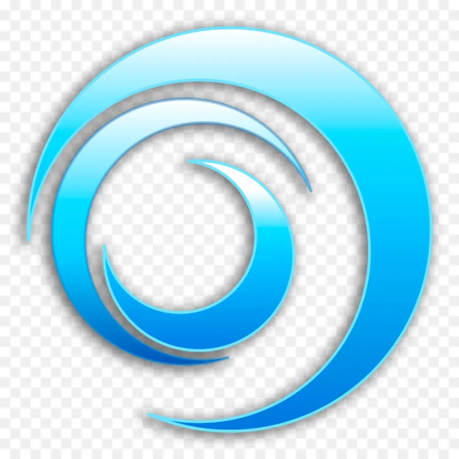 Logo Ubisoft，Bleu PNG