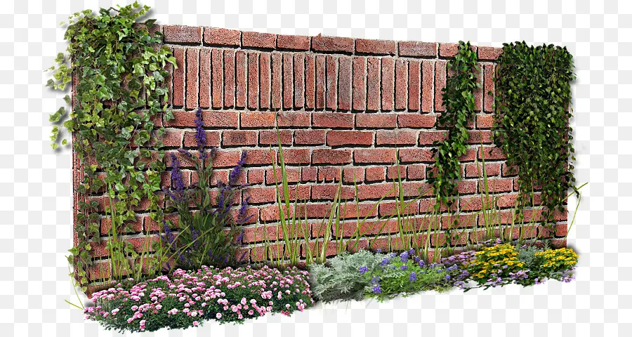 Mur De Briques，Jardin PNG