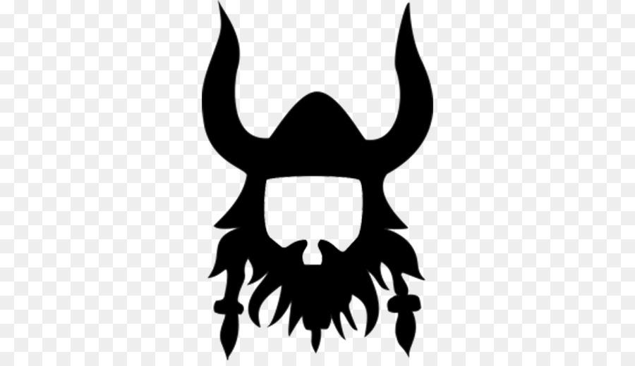 Casque Viking，Barbe PNG