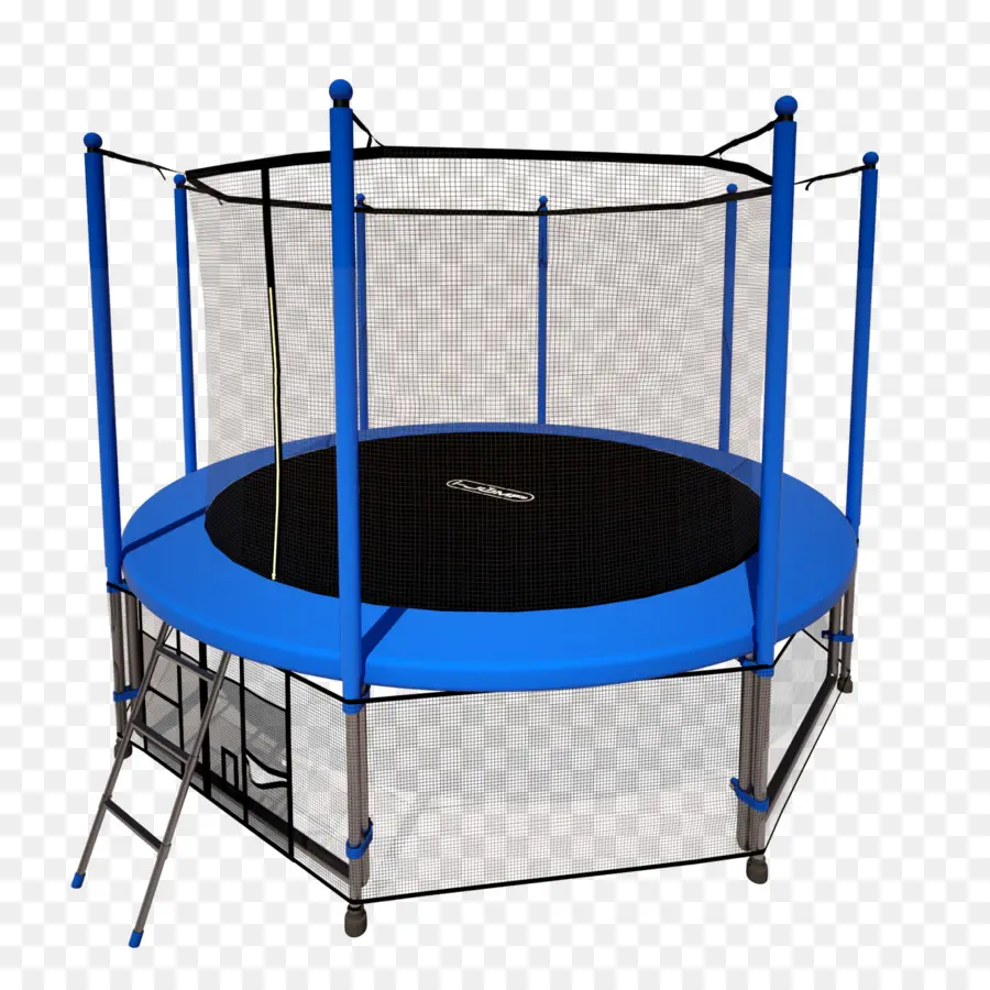 Trampoline，Bleu PNG