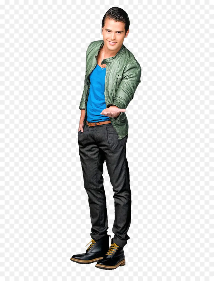 Homme En Veste Verte，Mode PNG