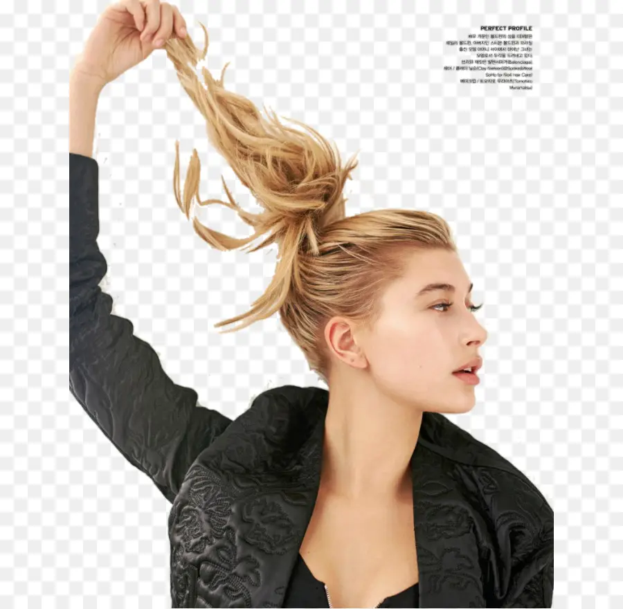 Femme Aux Cheveux Relevés，Mode PNG