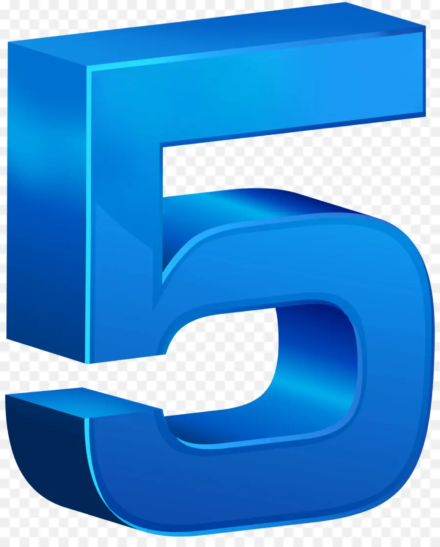 Numéro 5，Bleu PNG