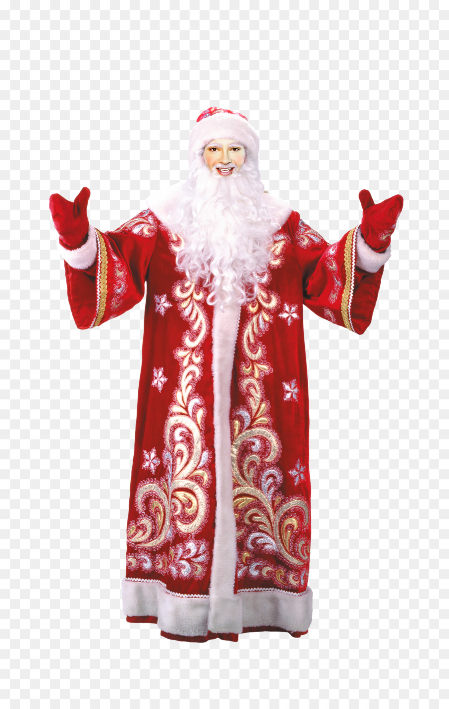 Le Père Noël，Costume Rouge PNG