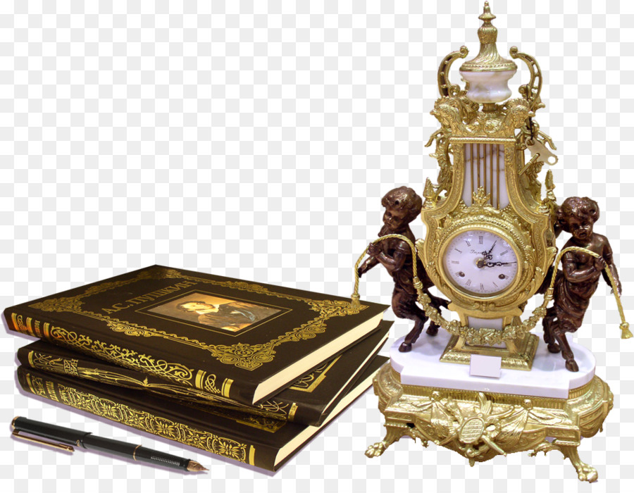 Horloge Antique，Livres PNG